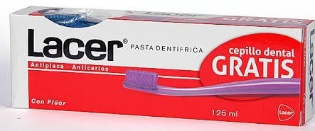 Lacer Dentífrico 125 ml + Cepillo Dental
