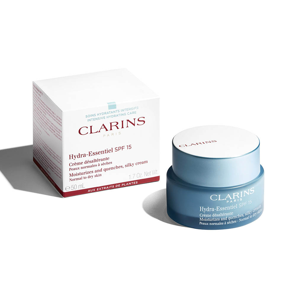 Clarins Hydra Essentiel Crema Hidratante SPF15  para pieles normales y secas