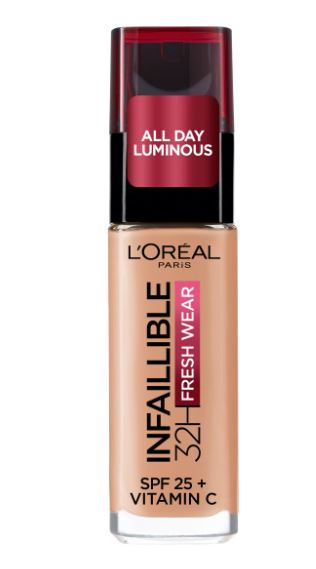 L'Oréal Infalible 32H Fresh Wear Base de Maquillaje, 235 Miel