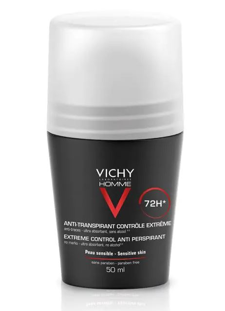 Vichy Homme Desodorante Roll On 72h  50 ml