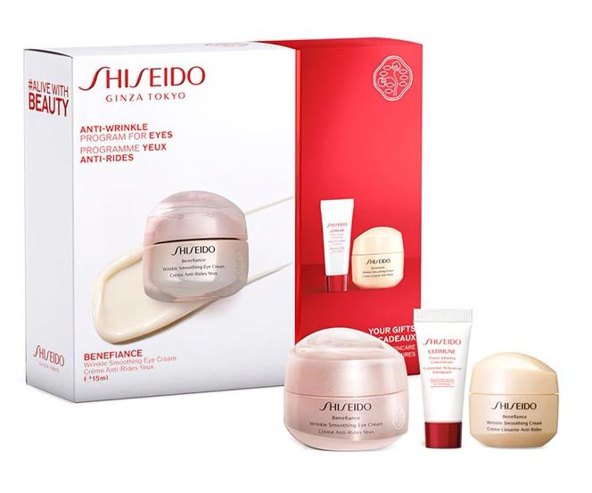 Shiseido Benefiance Wrinkle Smoothing Eye Cream Estuche