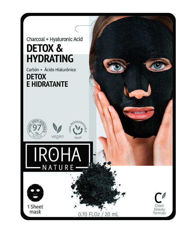 Iroha Mascarilla Anti-Imperfecciones Tissue Carbón