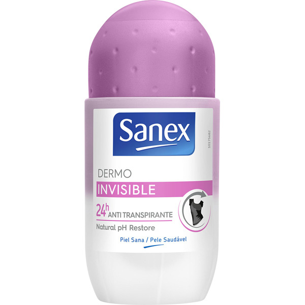 Sanex Desodorante Roll-On Invisible  50 ml