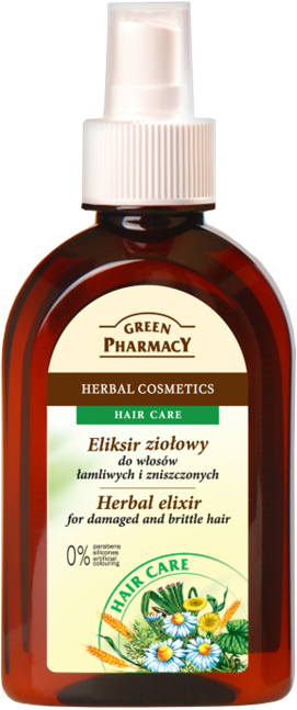Green Pharmacy Elixir Herbal Cabello Quebradizo, Dañado y Teñido