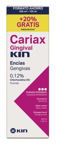 Kin Cariax Gingival Enjuague  500 ml + 100 ml