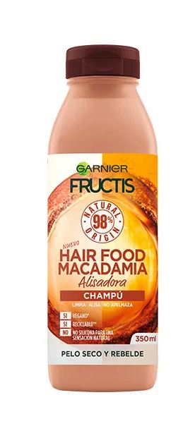Fructis Champú Hair Food Macadamia  350 ml