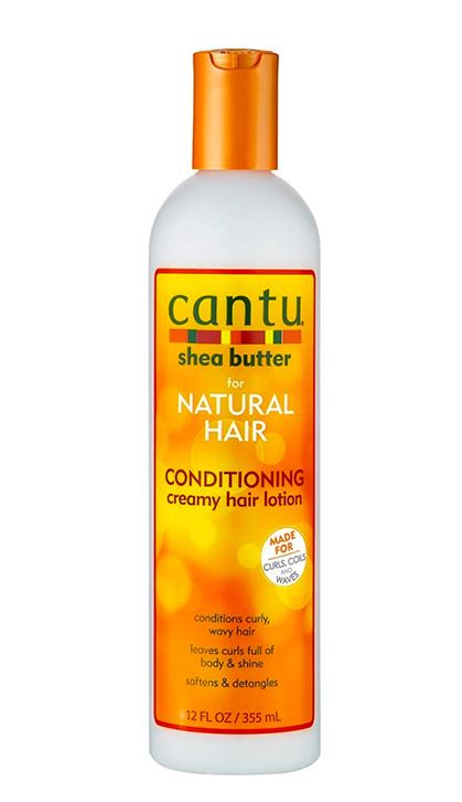 Cantu Shea Butter For Natural Hair Conditioning Creamy Hair Lotion  Acondicionador Sin Aclarado 355 ml