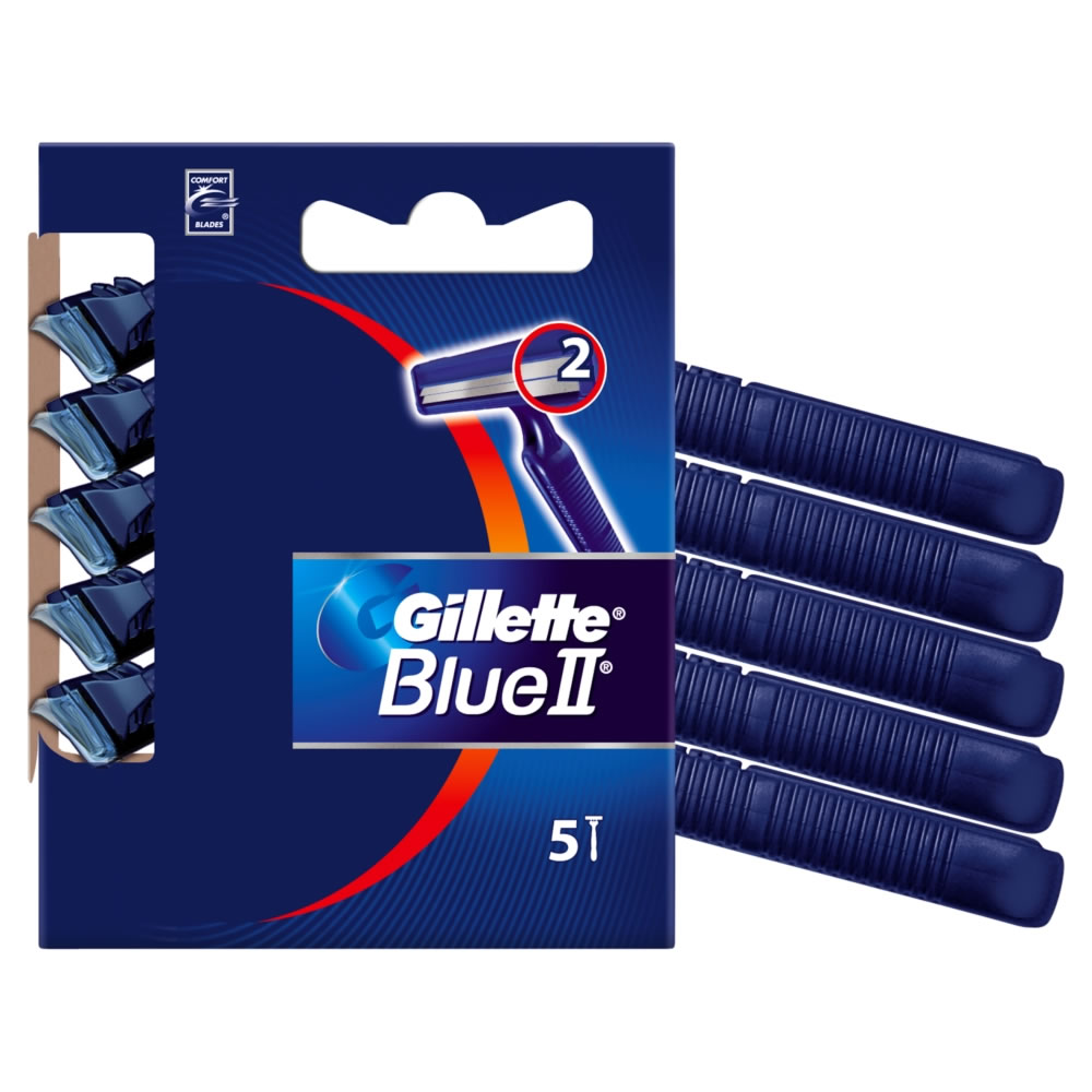 Gillette Maquinilla Blue II  5 unidades