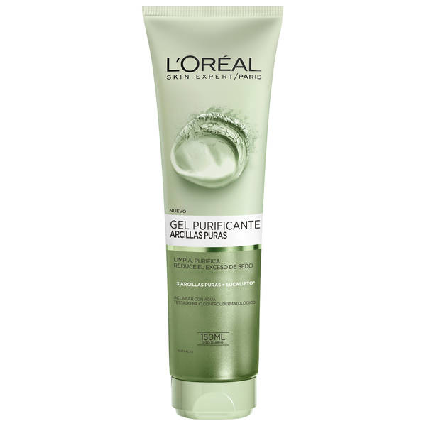 L'Oréal Gel Exfoliante Arcilla Verde  150 ml