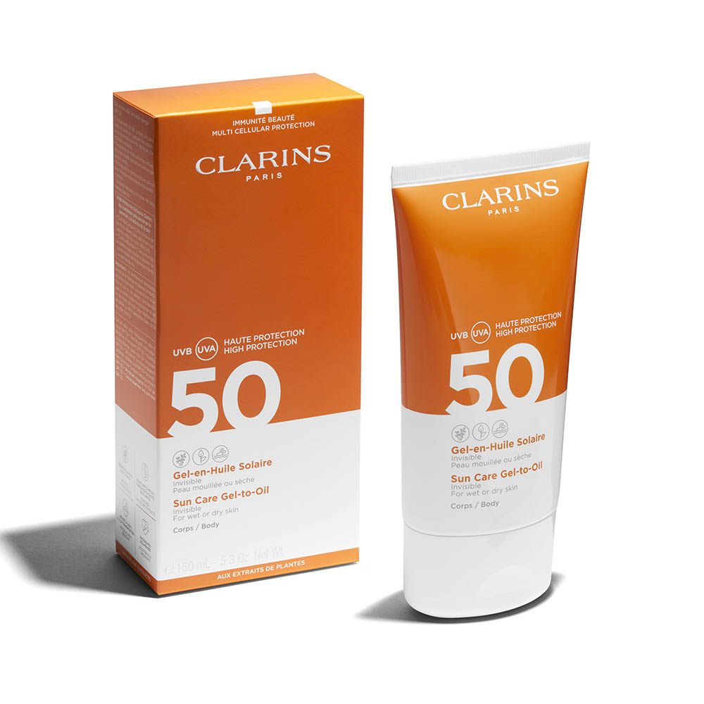 Clarins Gel-Aceite Solar Cuerpo SPF50