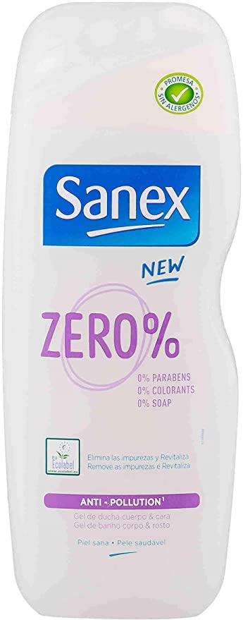 Sanex Gel 0% Antipolución  600 ml