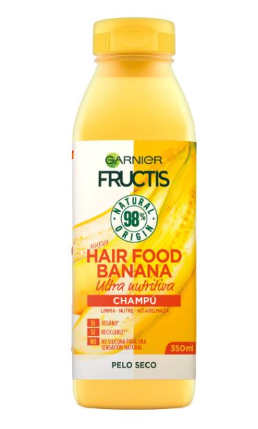 Fructis Champú Hair Food Banana  350 ml