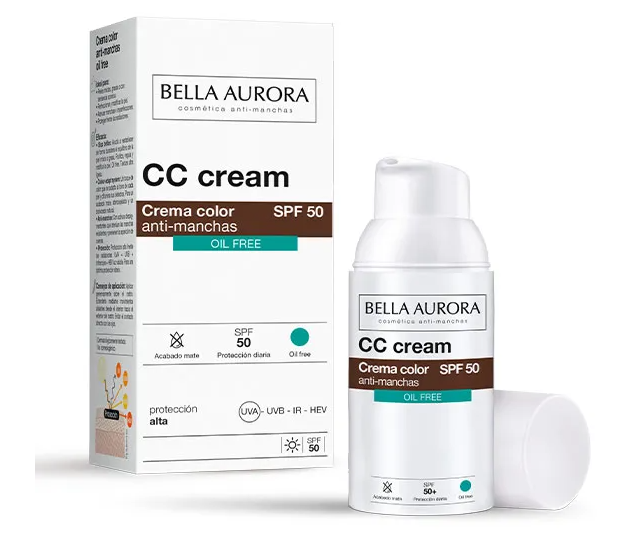 Bella Aurora CC Crema Anti-Manchas SPF50