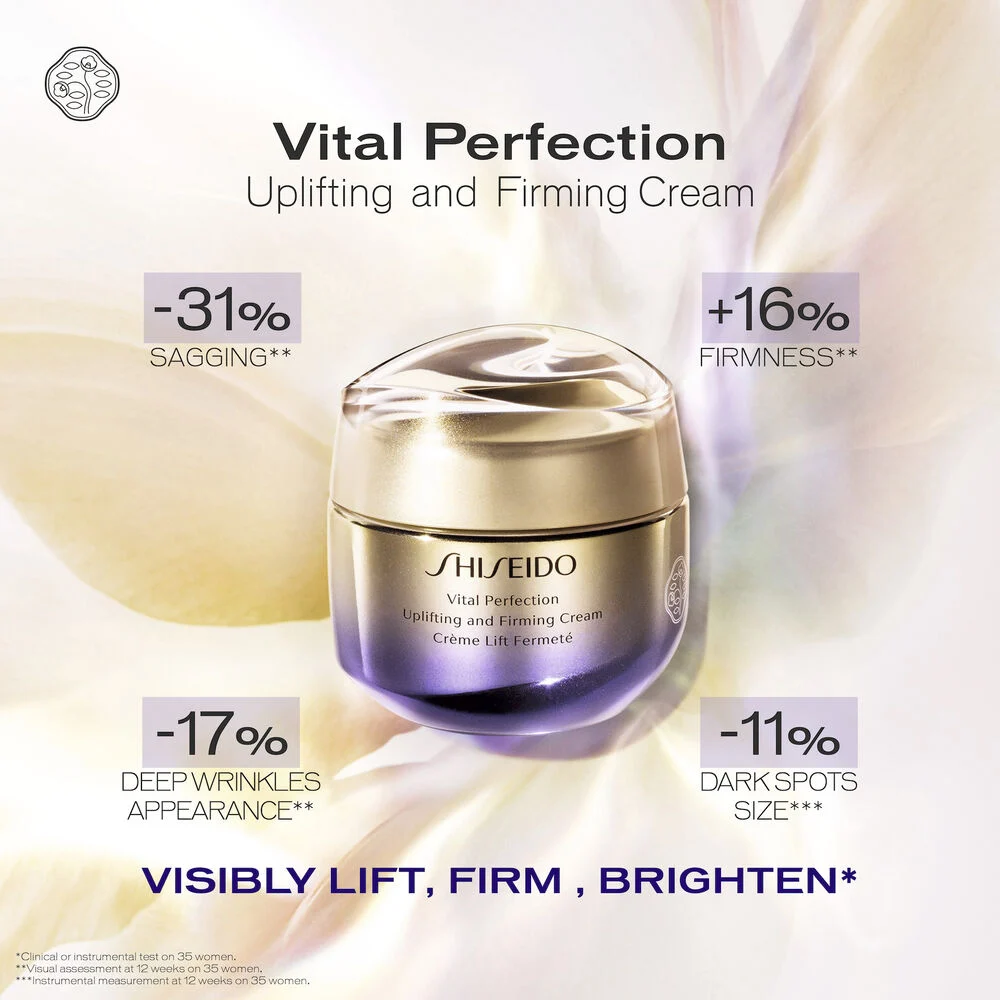 Shiseido Vital Perfection Uplifting and Firming Cream  50 ml Para todo tipo de peiles