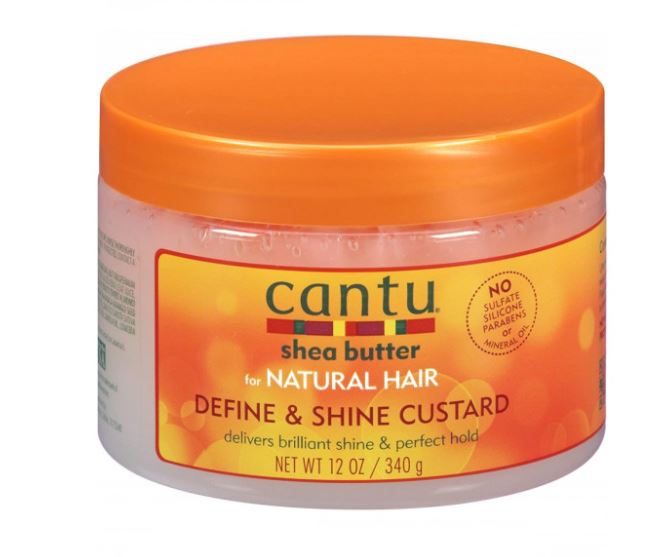 Cantu Shea Butter for Natural Hair Define and Shine Custard  Gel FIjador de Rizos  340g