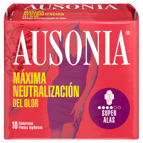 Ausonia Compresas Air Dry Súper Alas  10 Unidades