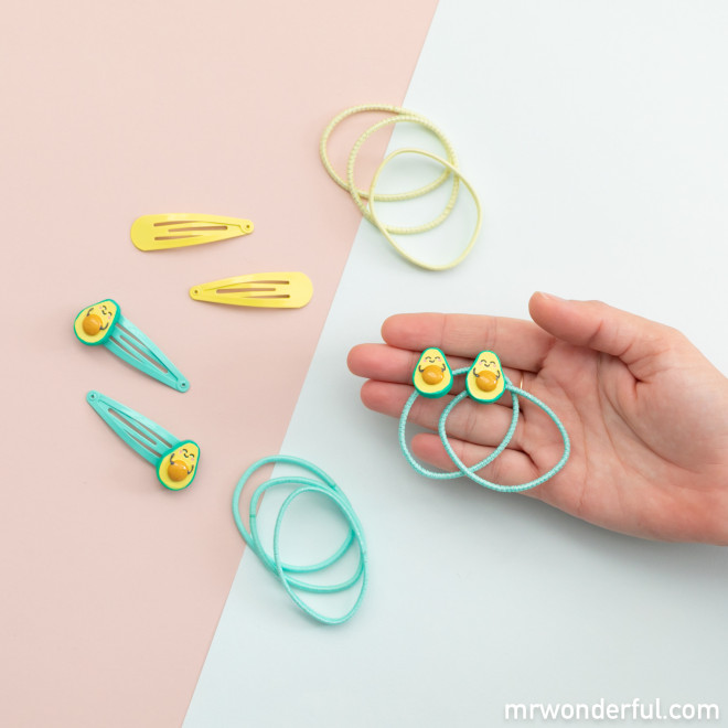 Mr.Wonderful by BETER CLIPS DE PELO AGUACATE  4 UNIDADES