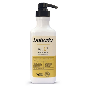 Babaria Body Milk Vitamina C  Dosificador 500 ml