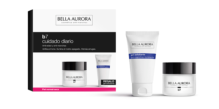 Bella Aurora B7 Crema de Dia Piel Seca + Exfoliante