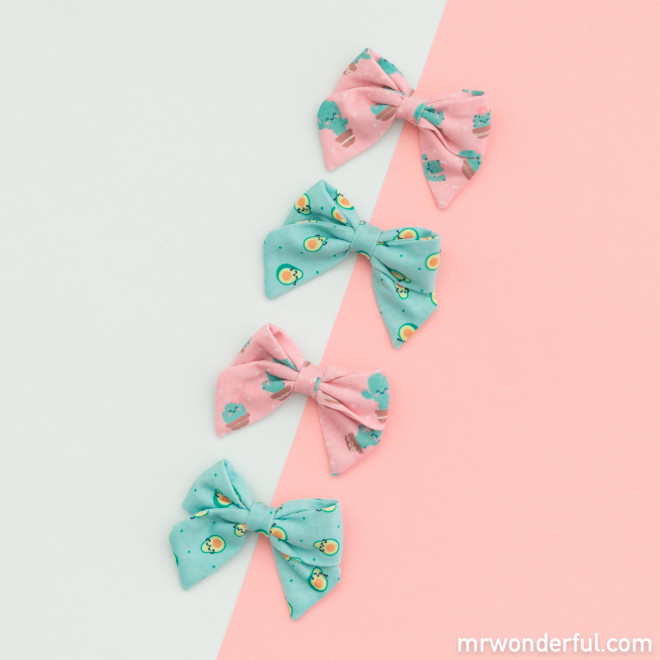 Mr.Wonderful by BETER CLIPS DE PELO LAZO AGUACATE  2 UNIDADES