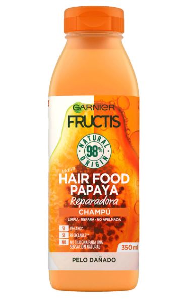 Fructis Champú Hair Food Papaya  350 ml
